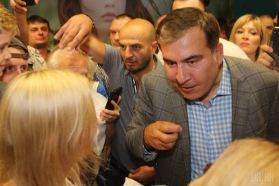 Зображення для публікації '«Я це можу тільки привітати»: Саакашвілі — про повернення Портнова в Україну'