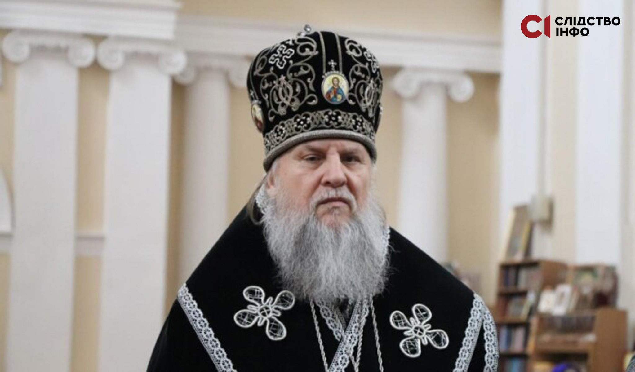 На фото священник РПЦ в Україні у чорному вбранні
