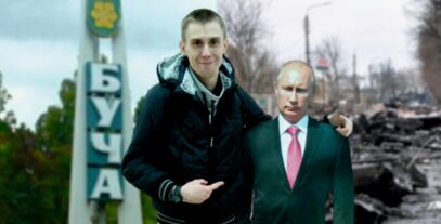 Зображення для публікації 'У Бучі російський окупант вистрілив цивільному в живіт і кепкував з того, що людина стікає кров’ю'