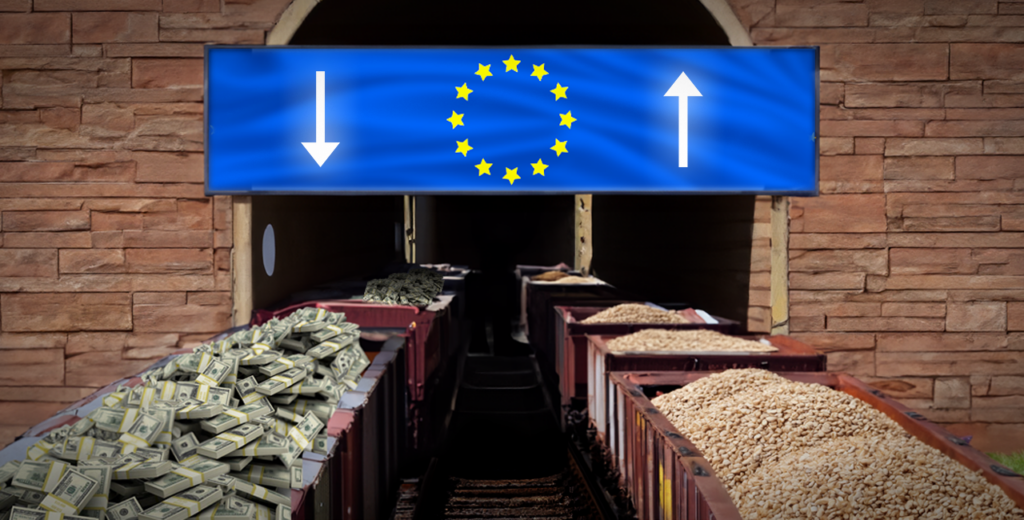 За підпільним експортом українського зерна стоять великі міжнародні торговці 