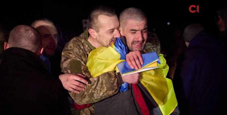 Зображення для публікації 'З Борисоглєбської виправної колонії №9 у Росії від початку повномасштабного вторгнення повернулися 16 полонених українців'