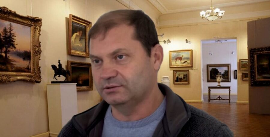 Так званий міністр культури Херсонської області, колаборант Олександр Кузьменко