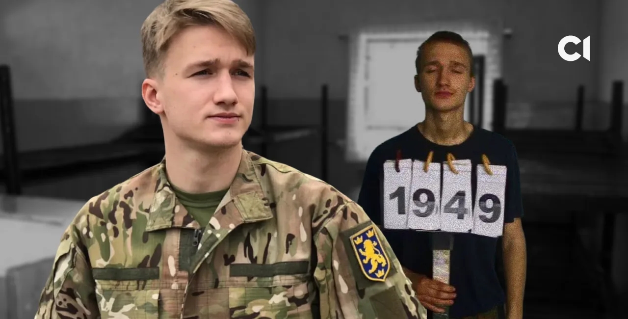 Image for publication 'Beaten and forced to pray: Azov fighter who joined at 18 recounts over three years of torture in Russian prisons'