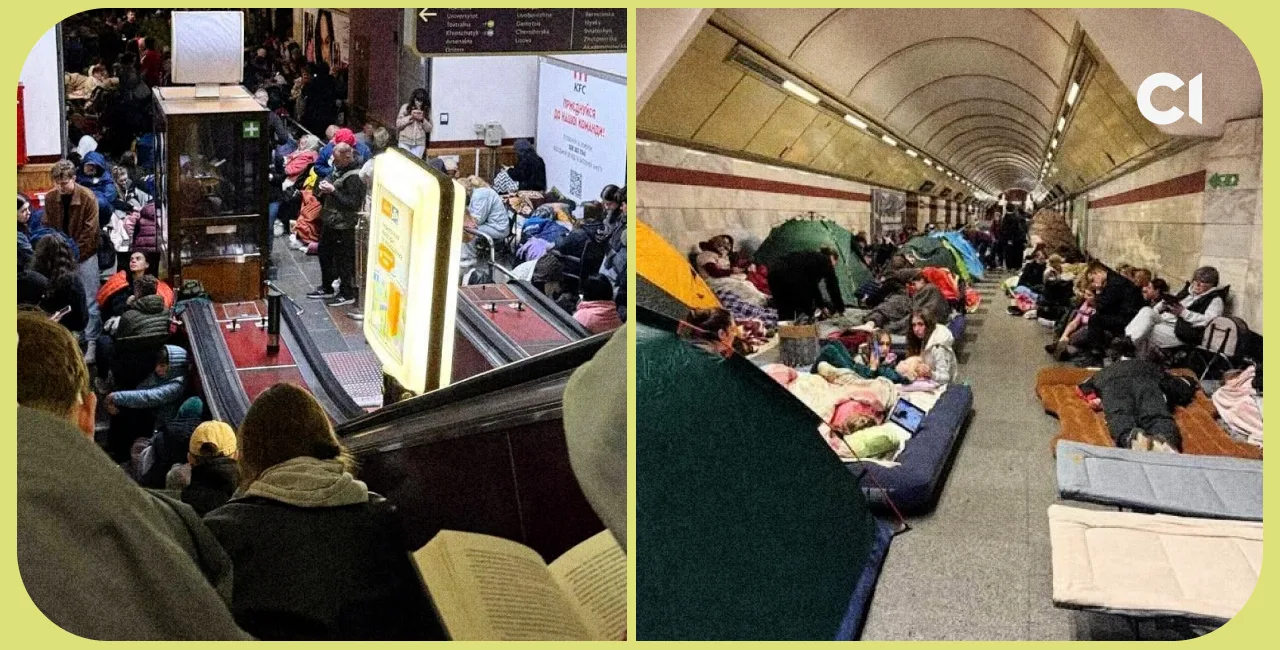 Зображення для публікації 'У метро Києва відмовилися сказати, скільки людей можуть поміститися на станціях під час обстрілу. Алгоритму дій на випадок переповнення немає'