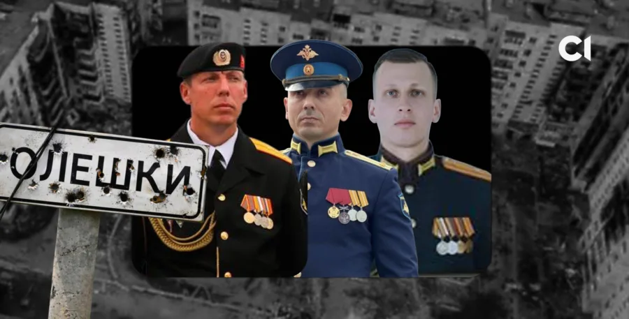Зображення для публікації '«Слідство.Інфо» встановило російських військових, які можуть бути причетними до гуманітарної катастрофи в Олешках'
